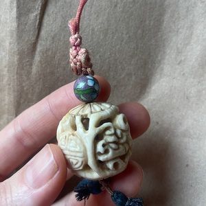 Rare polished bone Thailand decorative accent